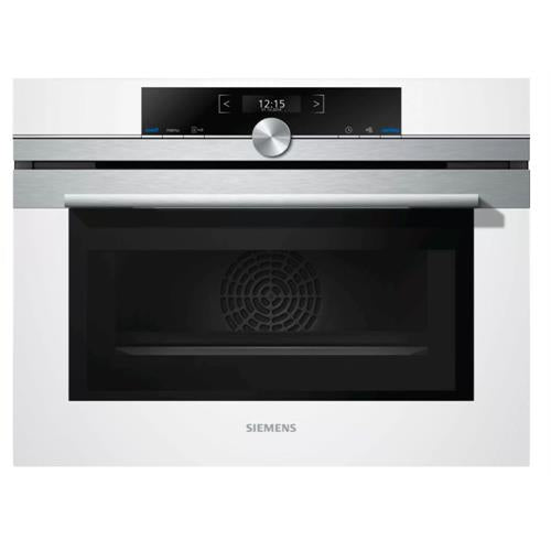 Siemens CM633GBW1 forno 45 l Aço inoxidável, Branco