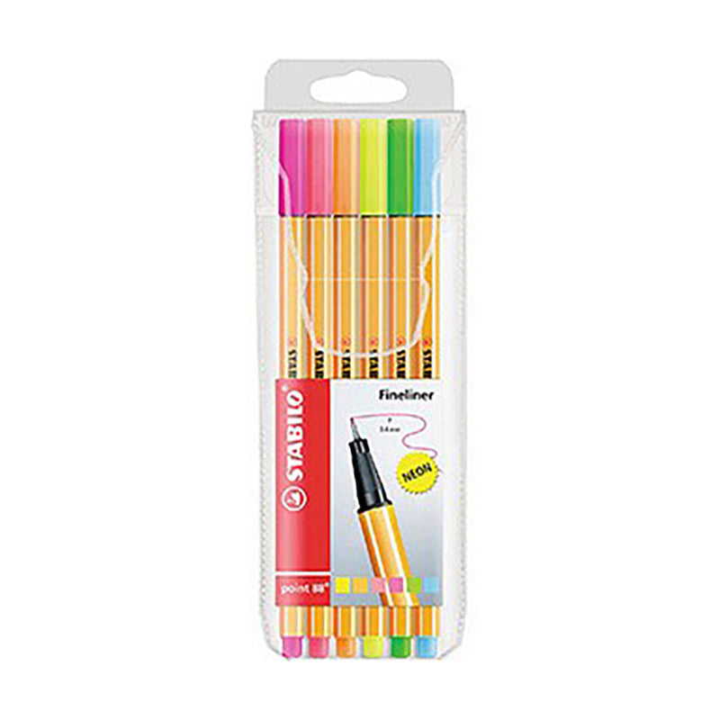 STABILO point 88 caneta fineliner Fina Multicor 6 unidade(s)