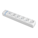 EXTENSÃO COM 5 TOMADAS 2P+T, 16A 250V COM INTERRUPTOR LUMINOSO. 8