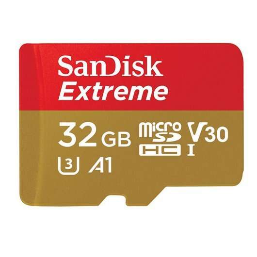 EXTREME MICROSDHC 32GB + SD ADAPTER FOR ACTION SPORTS CAMERAS - 1