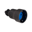 FICHA AÉREA PVC 16A 250V T/TL 4,8MM PRETA 707C (RETRACTILADA) SOL