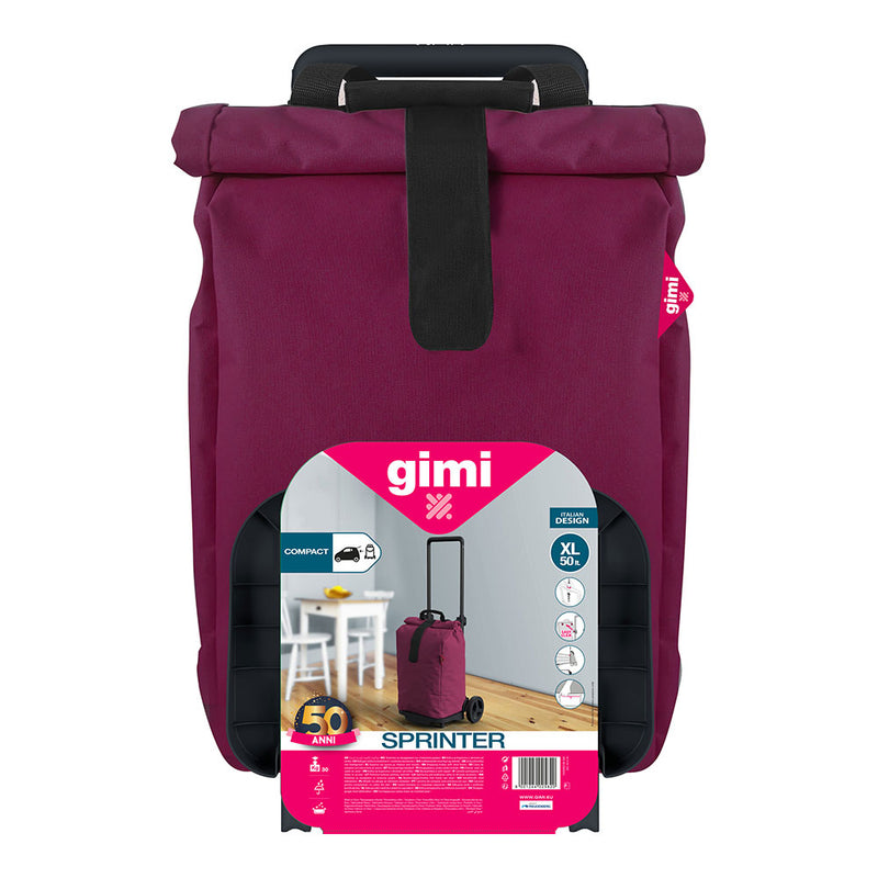 CARRINHO DA COMPRA SPRINTER VIOLETA 50L 30KG GIMI 168405