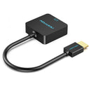 CONVERSOR VENTION ACPBB HDMI MACHO - VGA HEMBRA 15CM NEGRO