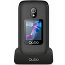 TELÉFONO MÓVIL QUBO P-221BKC 4G PARA PERSONAS MAYORES NEGRO