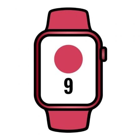 APPLE WATCH SERIES 9 MRXH3QLA 41MM (PRODUCT)RED WITH (PRODUCT)RED