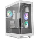 CAJA GAMING SEMITORRE NOX HUMMER ETHER BLANCA Y NEGRA