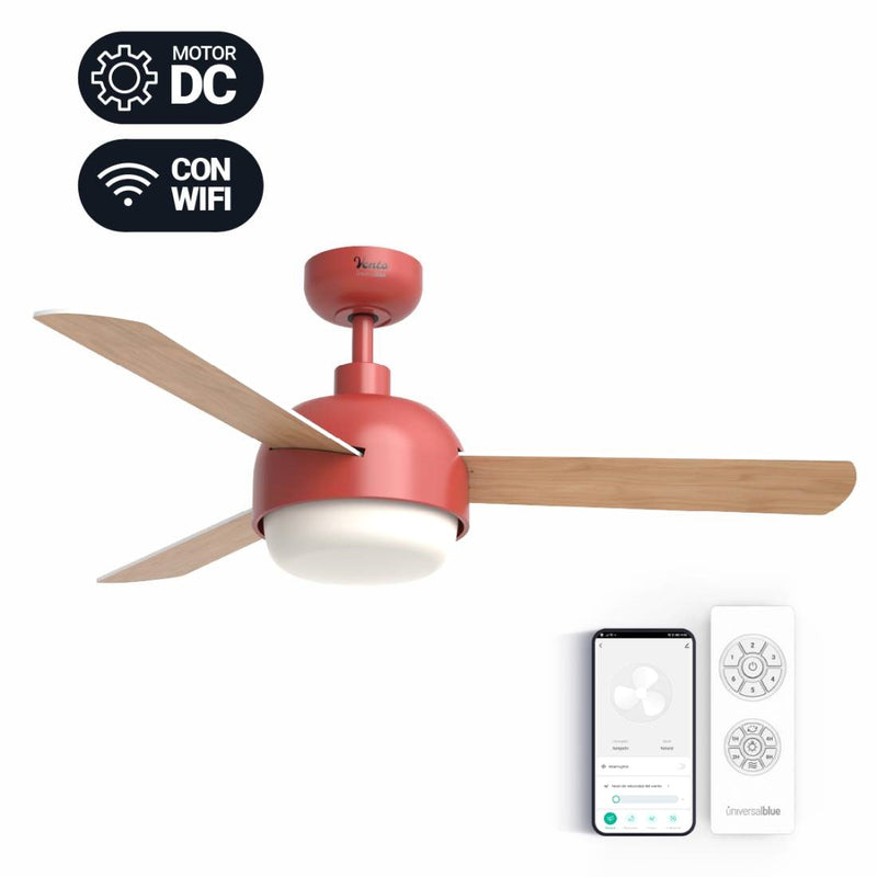 VENTILADOR TECHO U.BLUE VENTO6048R DC 122CM WIFI R