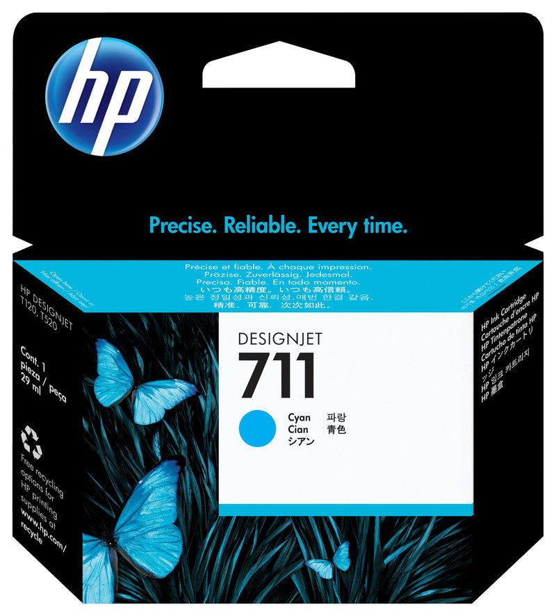 TINTEIRO HP 711 29-ML CYAN