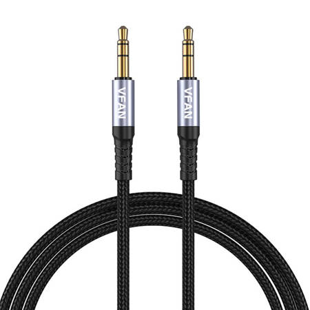 CABLE VIPFAN L11 MINI JACK 3.5MM AUX. 1M. GOLD PL.