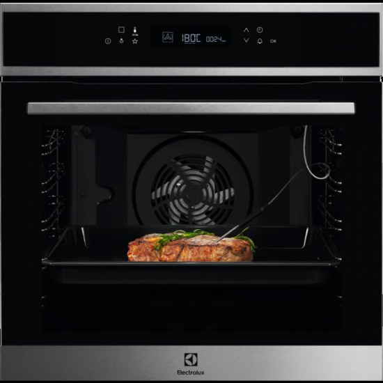 HORNO ELECTROLUX EOE7P31X PIROL A+ CRIST NEGR/INOX