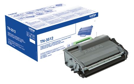 TONER ORIGINAL BROTHER TN-3512 PRETO 12.000 PÁGINAS