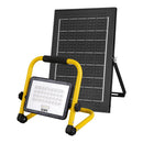 PROJETOR LED COM PÉ + PAINEL SOLAR 700LM, 6400 LUZ FRIA, IP65. ED