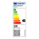 PROJETOR LED 20W 1400LM 6520K LUZ FRIA 12,4X10,6X2,8CM COR BRANCO