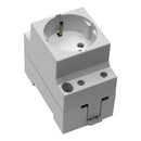 TOMADA TIPO F T/TL 16A MODULAR PARA QUADRO ELÉTRICO SOLERA REF: 9