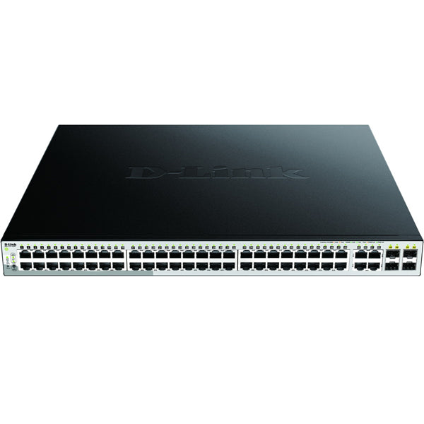 D-LINK 52-PORT GIGABIT POE+ SMART SWITCH (48P POE) INCL 4-PORT SF