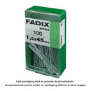 CAIXA S 100 UNID. PREGO C. REDUZIDA AÇO 1,4X45MM FADIX