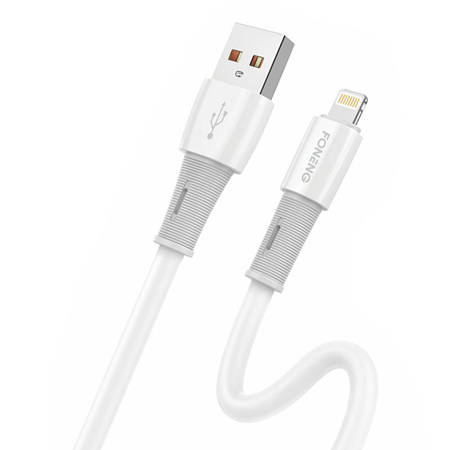 FONENG CABO USB PARA LIGHTNING, X86 3A, 1.2M BRANCO