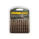 PACK 10 ADAPTADORES HEXAGONAIS T. BOLA 50MM 1/4´´ 10 UNID. BAB06