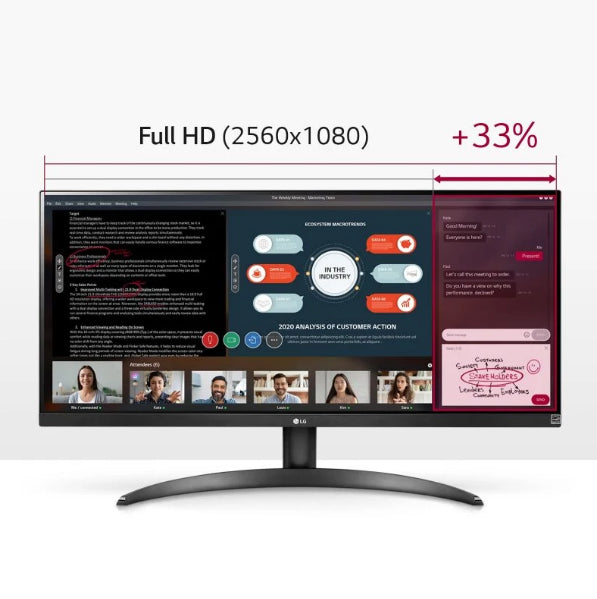 MONITOR LG 29" ULTRAWIDE FHD IPS 5MS 75HZ FS-HDMI-VESATILT - STD