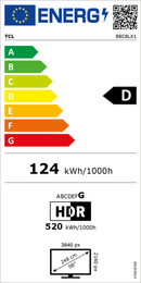 TCL - SQD-MINILED SMART GOOGLETV B&O SOUND 98C8L