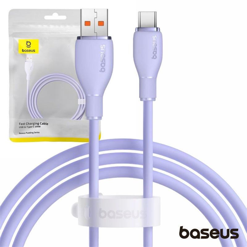 CABO USB-A MACHO P USB-C MACHO 1.2M 100W PUDDING BASEUS