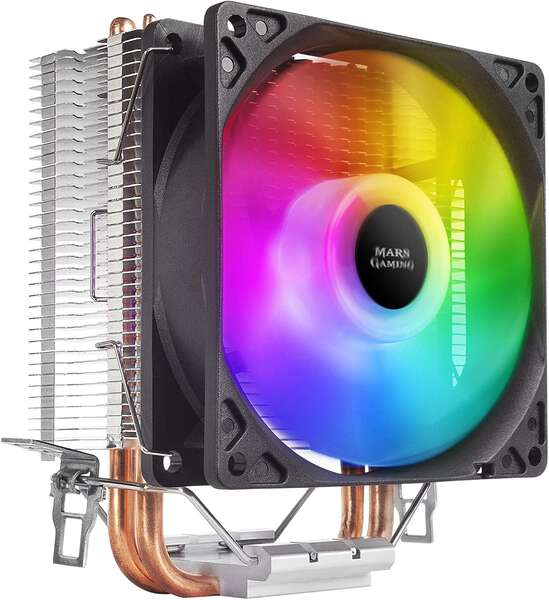 COOLER MARS GAMING MCPUARGB CPU COOLER, CHROMA AUTO RGB, 12CM PWM