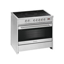FOGÃO COM FORNO MEIRELES E912X 90X60 VITROCERÂMICA 5 ZONAS