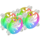 PACK 3 VENTILADORES MARS GAMING MF-4A 12CM ARGB BLANCO