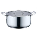 PAN HAEGER IND.24CM.INOX.-PA-24H.003A( 24 CM - 5 LITROS - INOX  )