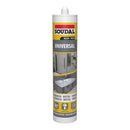 SILICONE UNIVERSAL PRETO 280ML 115926 SOUDAL