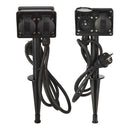 ESTACA COM 4 TOMADAS 2+2 PARA EXTERIOR IP44. FX CONTROL