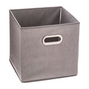 CAIXA DE ORGANIZAÇÃO COLOR CINZENTO CLARO PARA ESTANTE 31X31CM
