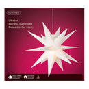 ESTRELA BRANCA ILUMINADA Ø40X40CM 6 LEDS