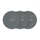 PACK 5 MALHAS ADERENTES CARBURO DE SILÍCIO GRÃO 80,120,220 Ø125MM