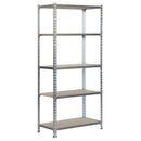 ESTANTE MADEIRA 167.4X71X31CM 5E GALVA/MADEIRA 75KG SIMON RACK