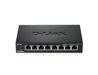 D-Link DGS-108 switch de rede Não-gerido L2 Gigabit Ethernet (10/