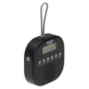 RÁDIO FM RESISTENTE À ÁGUA IPX4 AD 1912, 9 X 9 X 2,5 CM