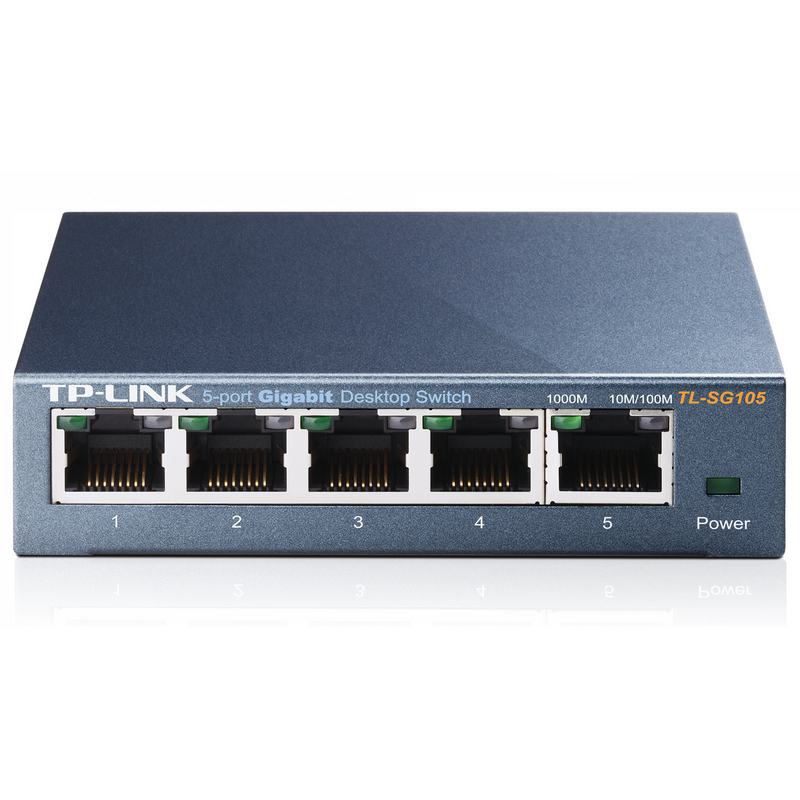 TP-Link TL-SG105 Não-gerido Gigabit Ethernet (10/100/1000) Preto