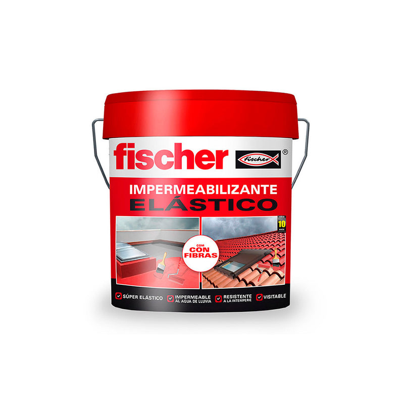 IMPERMEABILIZANTE 750ML VERMELHO COM FIBRAS 558428 FISCHER