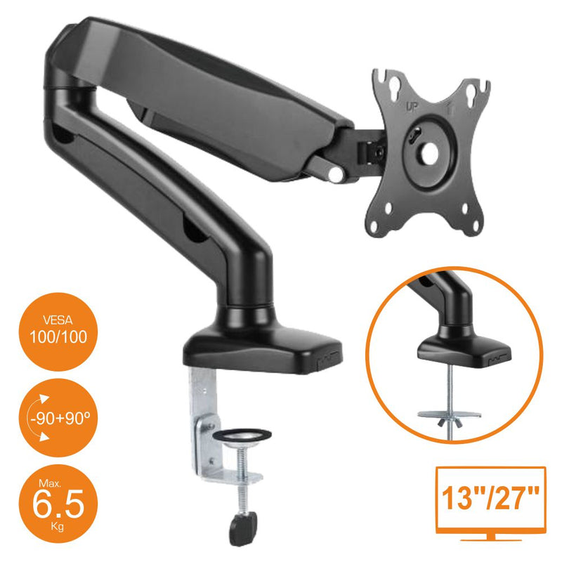 SUPORTE LCDLED ARTICULADO DE MESA 13"27" -45º+90º