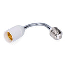 EXTENSÃO E27-E27 20 CM, 2 A 230 V, BRANCO, (EMBALADO EM PELÍCULA)