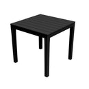 MESA DE JARDIM QUADRADA COR: PRETO 78X78X72CM MODELO: BALI IPAE P