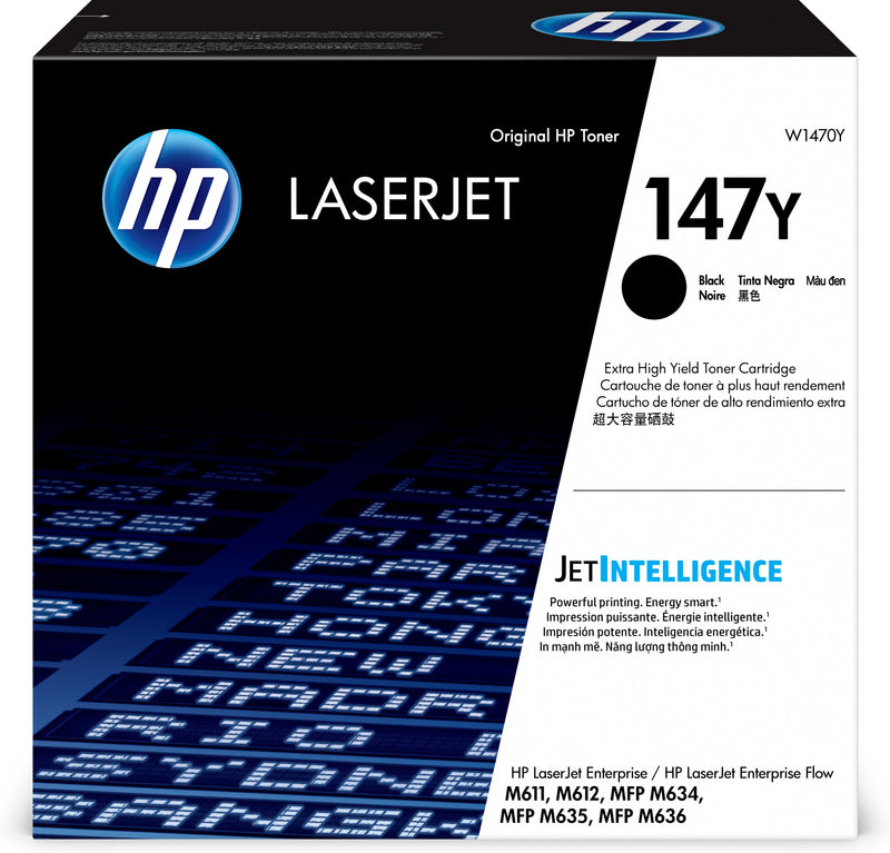 HP Toner LaserJet Original 147Y Preto de extraelevado rendimento