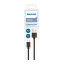 CABLE USB 2.0 PHILIPS DLC3104A USB TIPO-C MACHO - USB MACHO 1.2M