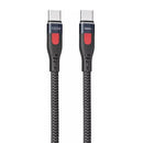 CABO USB-C PARA USB-C REMAX FOREST PRO, 1 M, 100 W PRETO