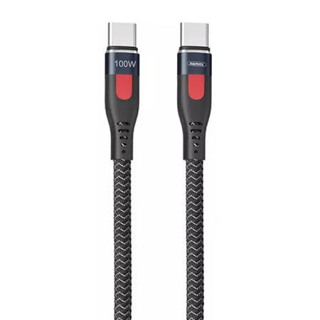 CABO USB-C PARA USB-C REMAX FOREST PRO, 1 M, 100 W PRETO