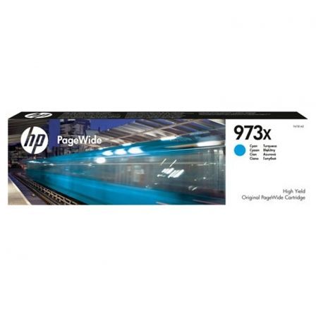 HP Consumível PageWide Original 973X Ciano de elevado rendimento