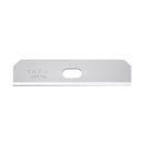 CONJUNTO DE 10 LÂMINAS SKB-7 TRAPEZOIDES PRATEADAS 50X12,5X0,4MM