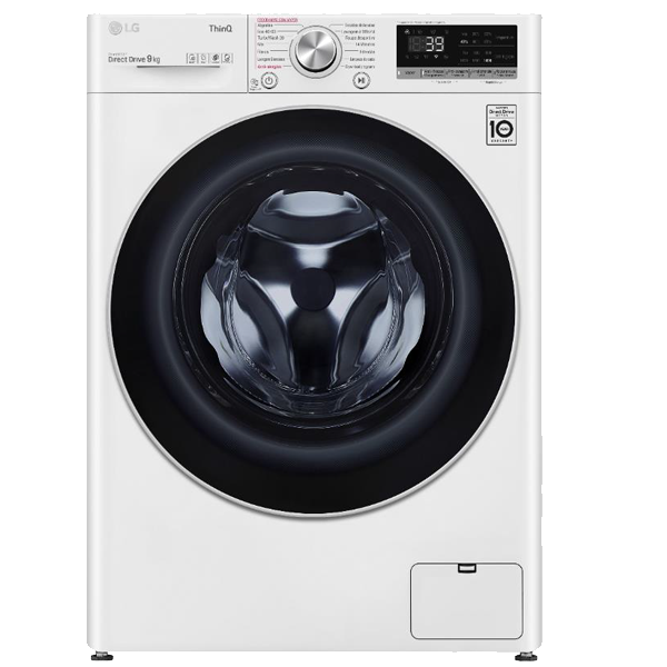 LG F4WV7009S1W máquina de lavar Carregamento frontal 9 kg 1400 RP