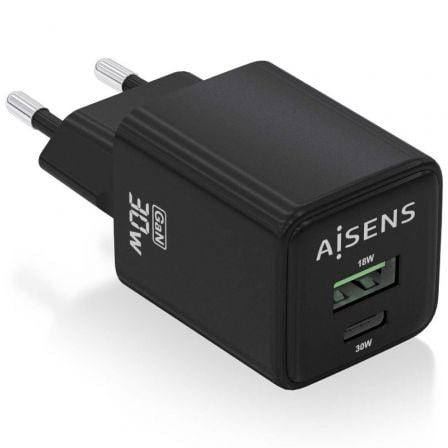 AISENS ASCH-30W2P038-BK carregador de dispositivos móveis Univers